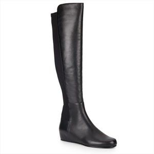 stuart weitzman • lander black over the knee boots